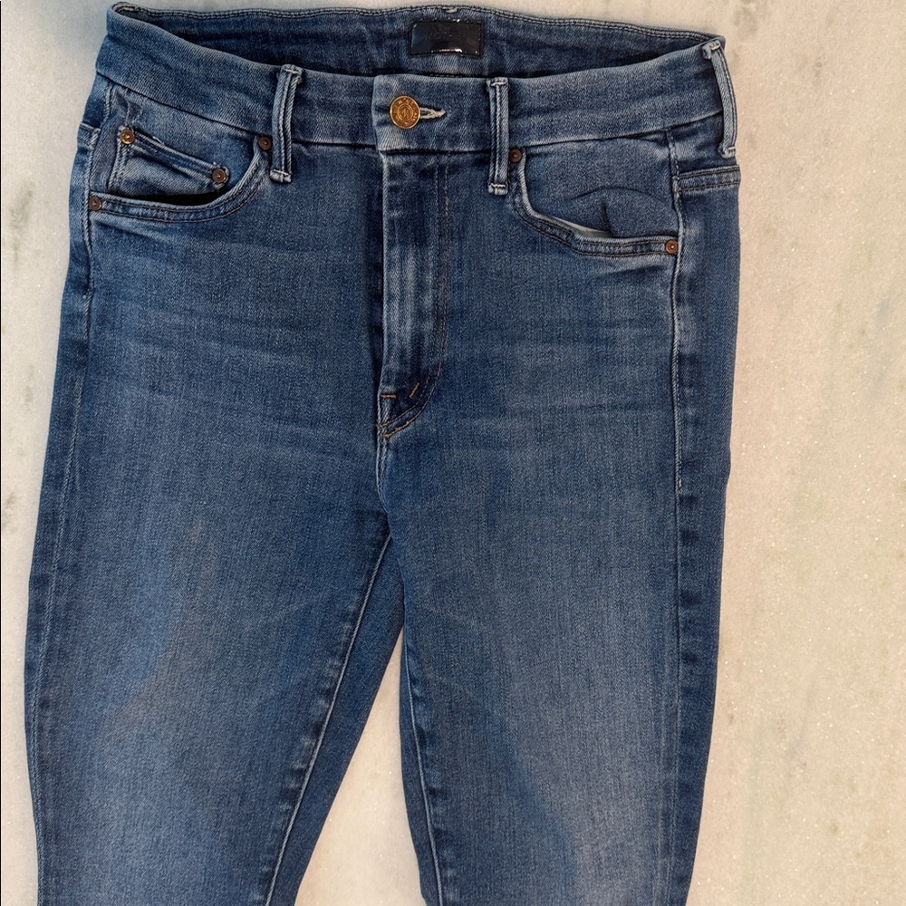 MOTHER Skinny High Waisted Looker Jeans Size 27 LIKE NEW - Picture 2 of 7